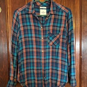 American Eagle flannel button up